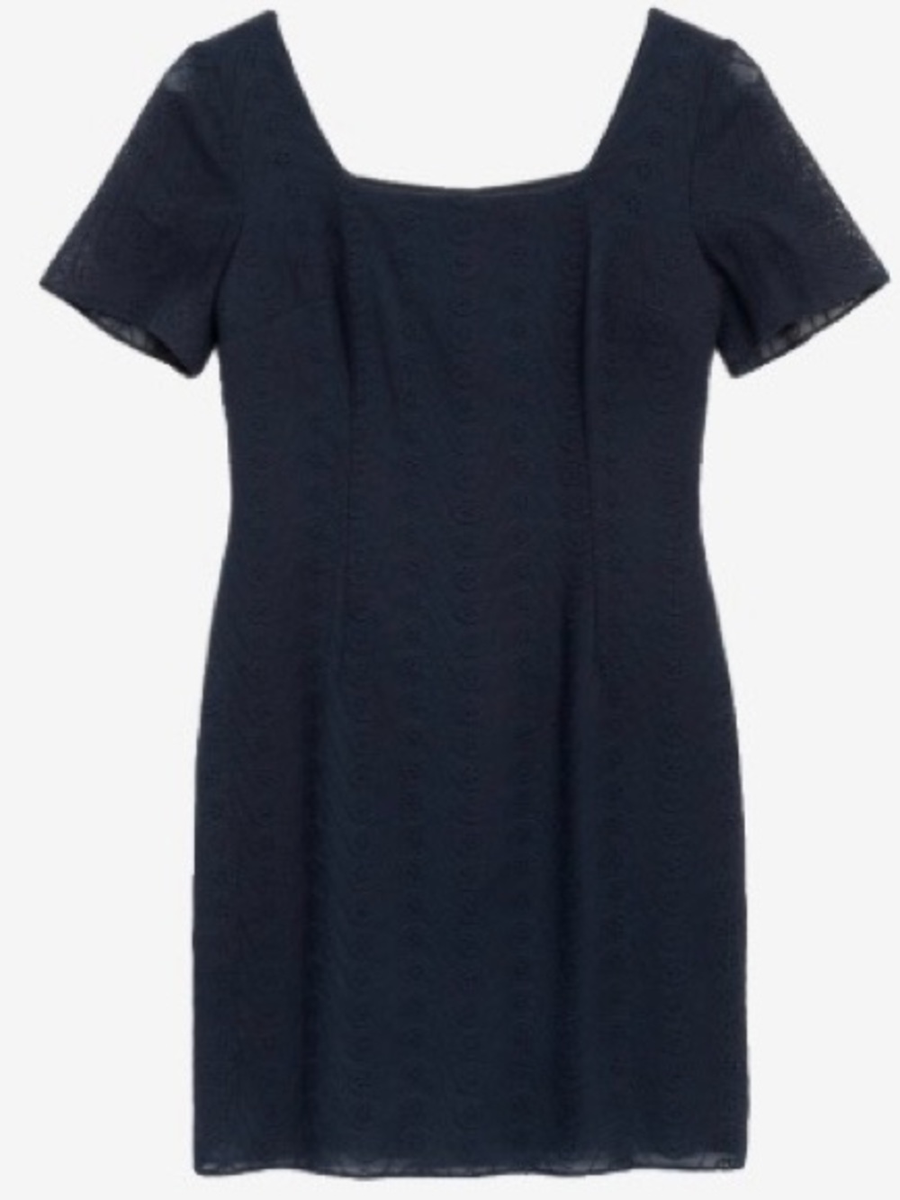 🛍️ Karl Lagerfeld Navy Eyelet Shift Dress Size 8